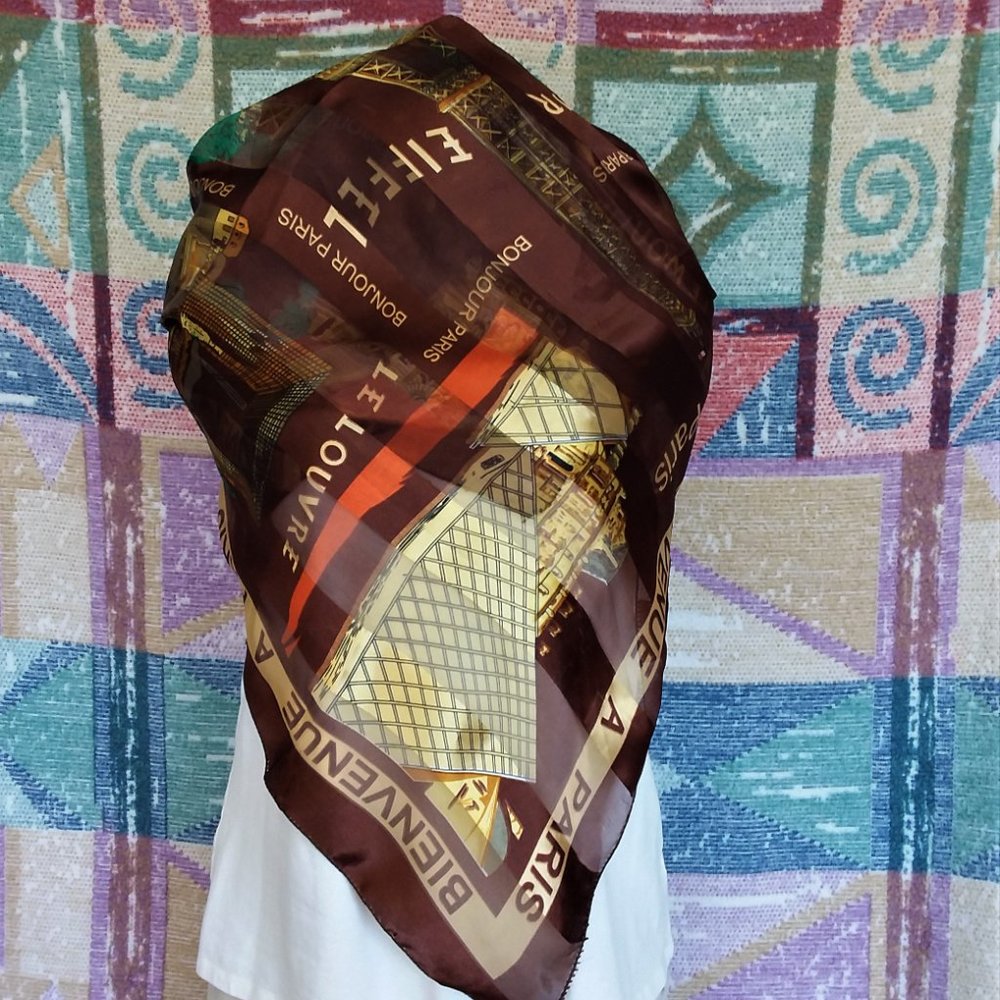 Parisian Landmarks Scarf